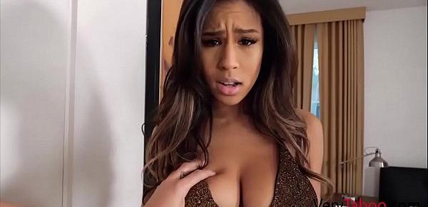  Busty Latina Sister Gets Caught And Blackmailed- Autumn Falls